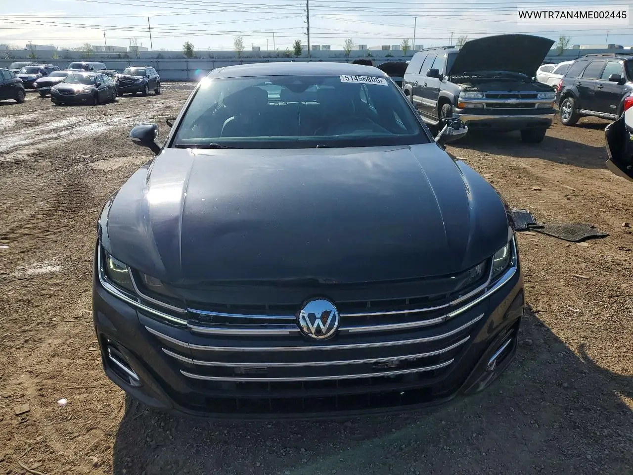 2021 Volkswagen Arteon Sel Premium R-Line VIN: WVWTR7AN4ME002445 Lot: 51456806