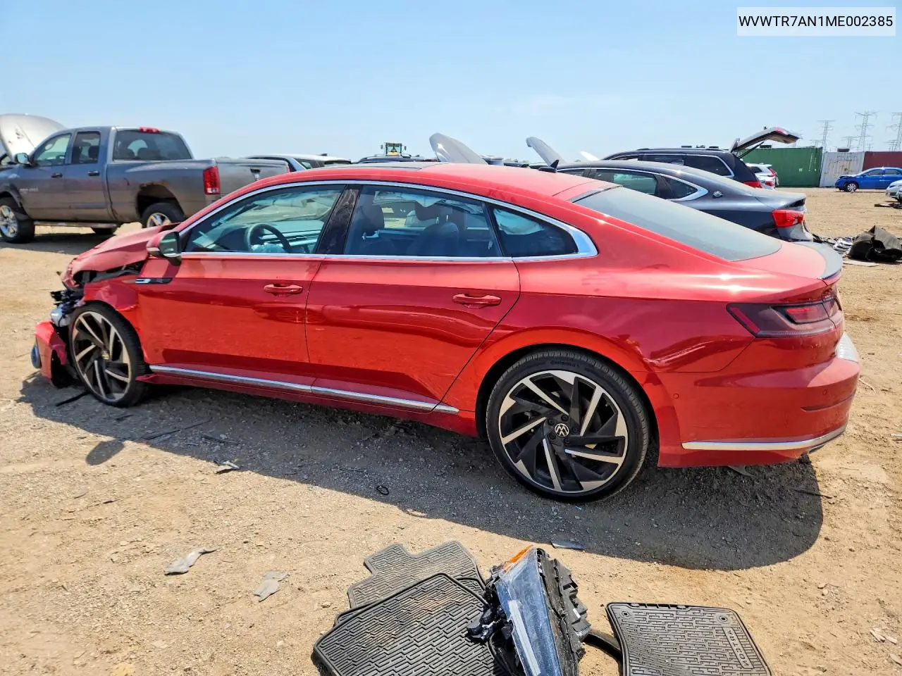 2021 Volkswagen Arteon Sel Premium R-Line VIN: WVWTR7AN1ME002385 Lot: 55009386
