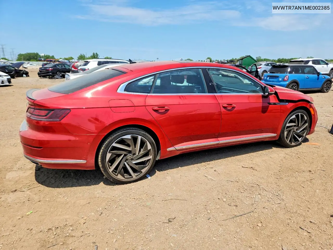 2021 Volkswagen Arteon Sel Premium R-Line VIN: WVWTR7AN1ME002385 Lot: 55009386
