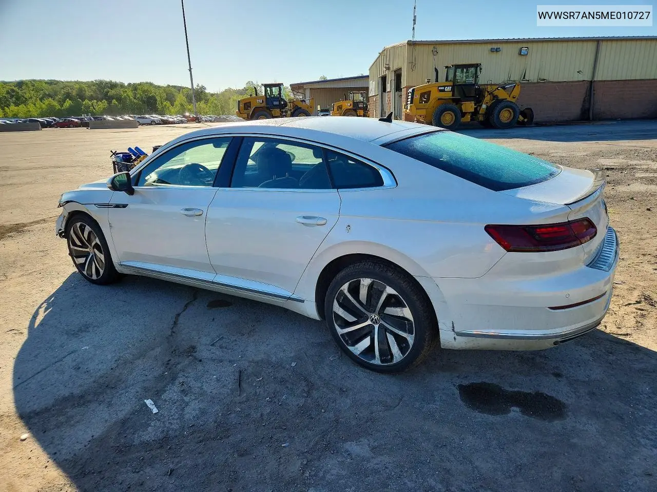 2021 Volkswagen Arteon Sel R-Line VIN: WVWSR7AN5ME010727 Lot: 55310006