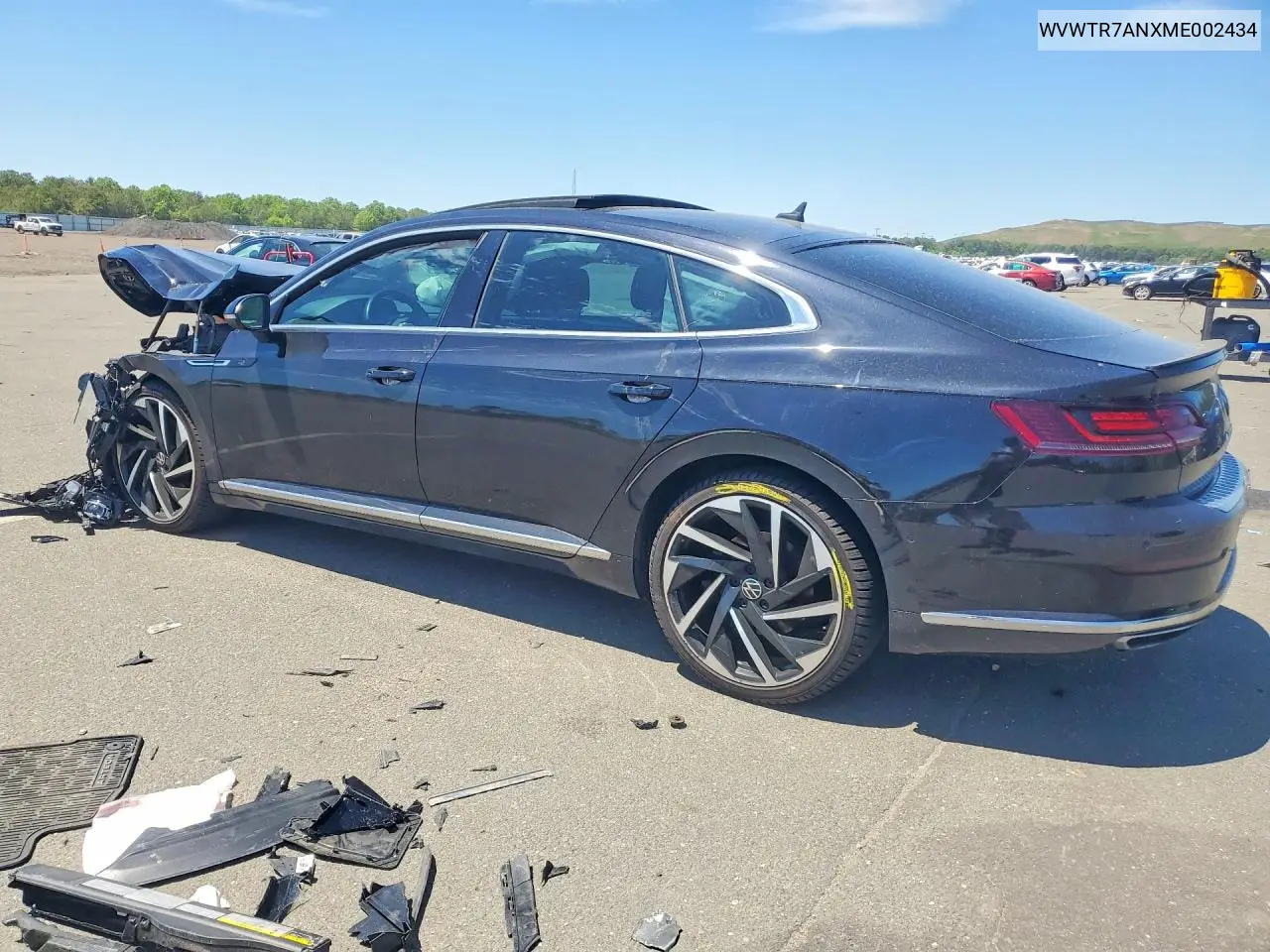 2021 Volkswagen Arteon Sel Premium R-Line VIN: WVWTR7ANXME002434 Lot: 55985056