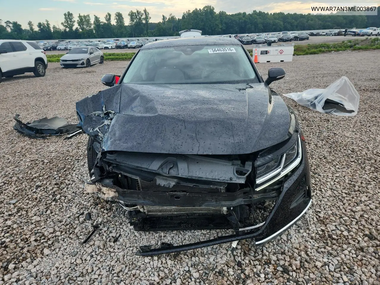 2021 Volkswagen Arteon Se VIN: WVWAR7AN3ME003867 Lot: 56463516