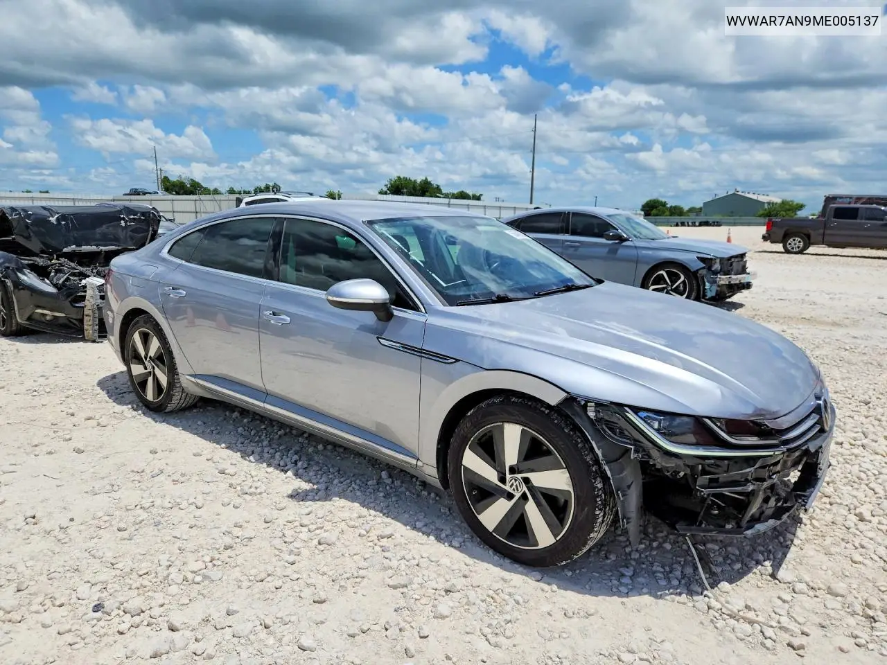 2021 Volkswagen Arteon Se VIN: WVWAR7AN9ME005137 Lot: 56489536