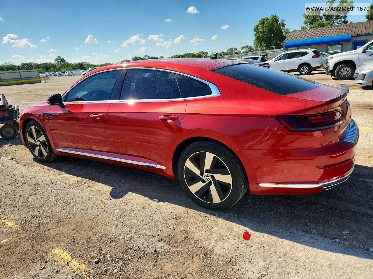 2021 Volkswagen Arteon Se VIN: WVWAR7AN2ME011670 Lot: 60210396