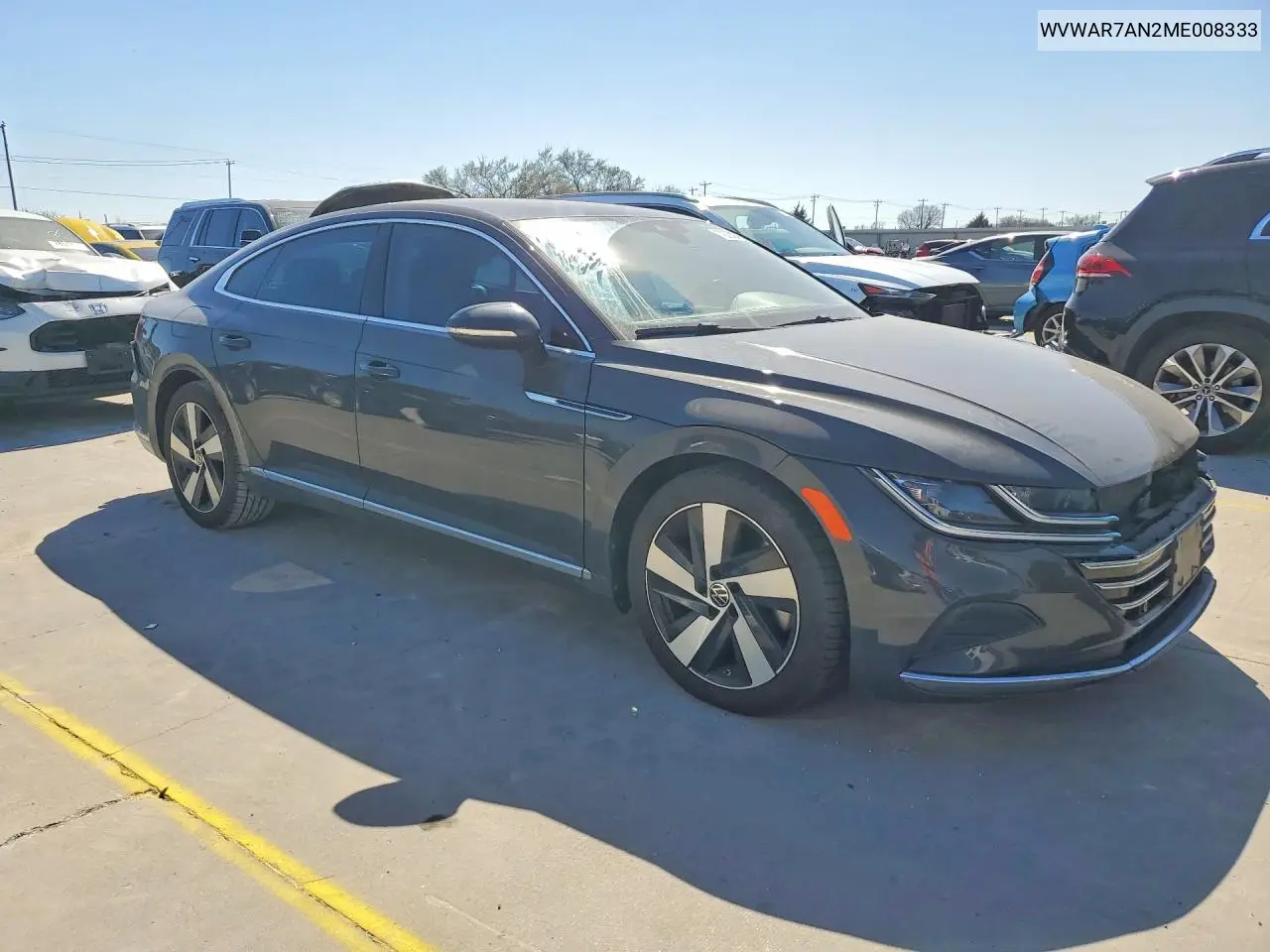 2021 Volkswagen Arteon Se VIN: WVWAR7AN2ME008333 Lot: 79238695