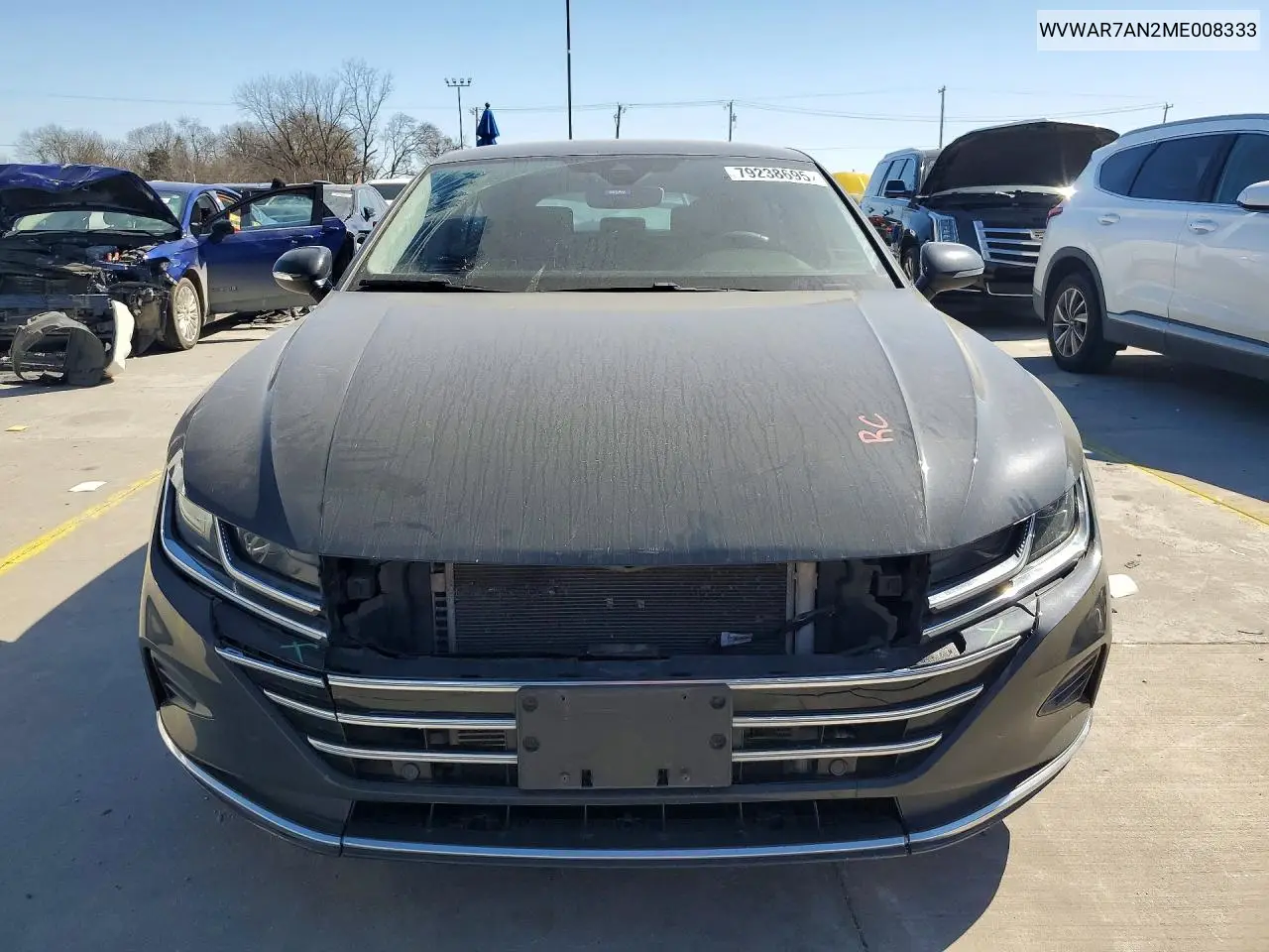 2021 Volkswagen Arteon Se VIN: WVWAR7AN2ME008333 Lot: 79238695