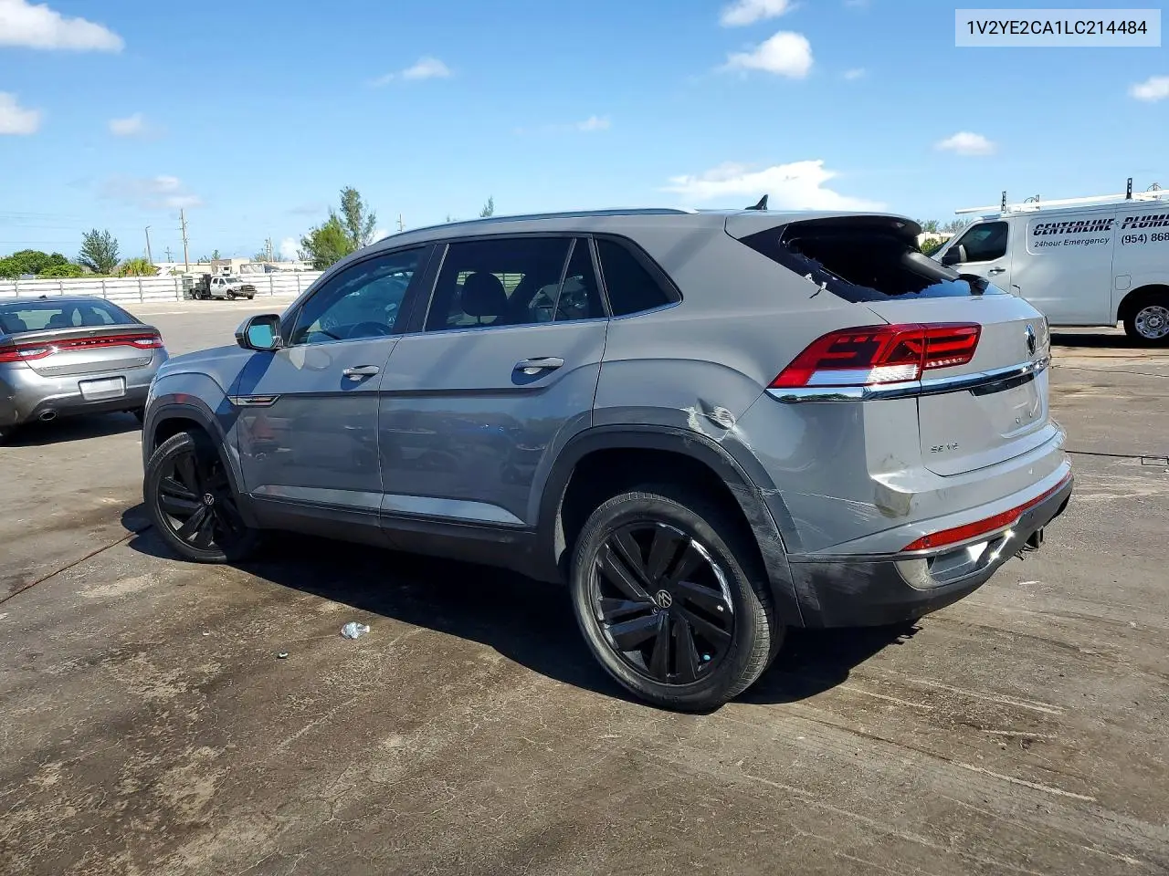 2020 Volkswagen Atlas Cross Sport Se VIN: 1V2YE2CA1LC214484 Lot: 58345016