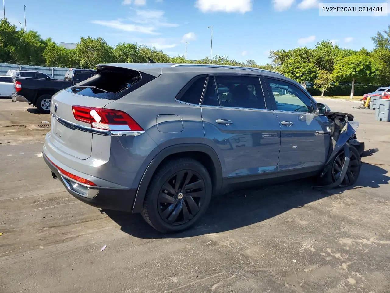 2020 Volkswagen Atlas Cross Sport Se VIN: 1V2YE2CA1LC214484 Lot: 58345016