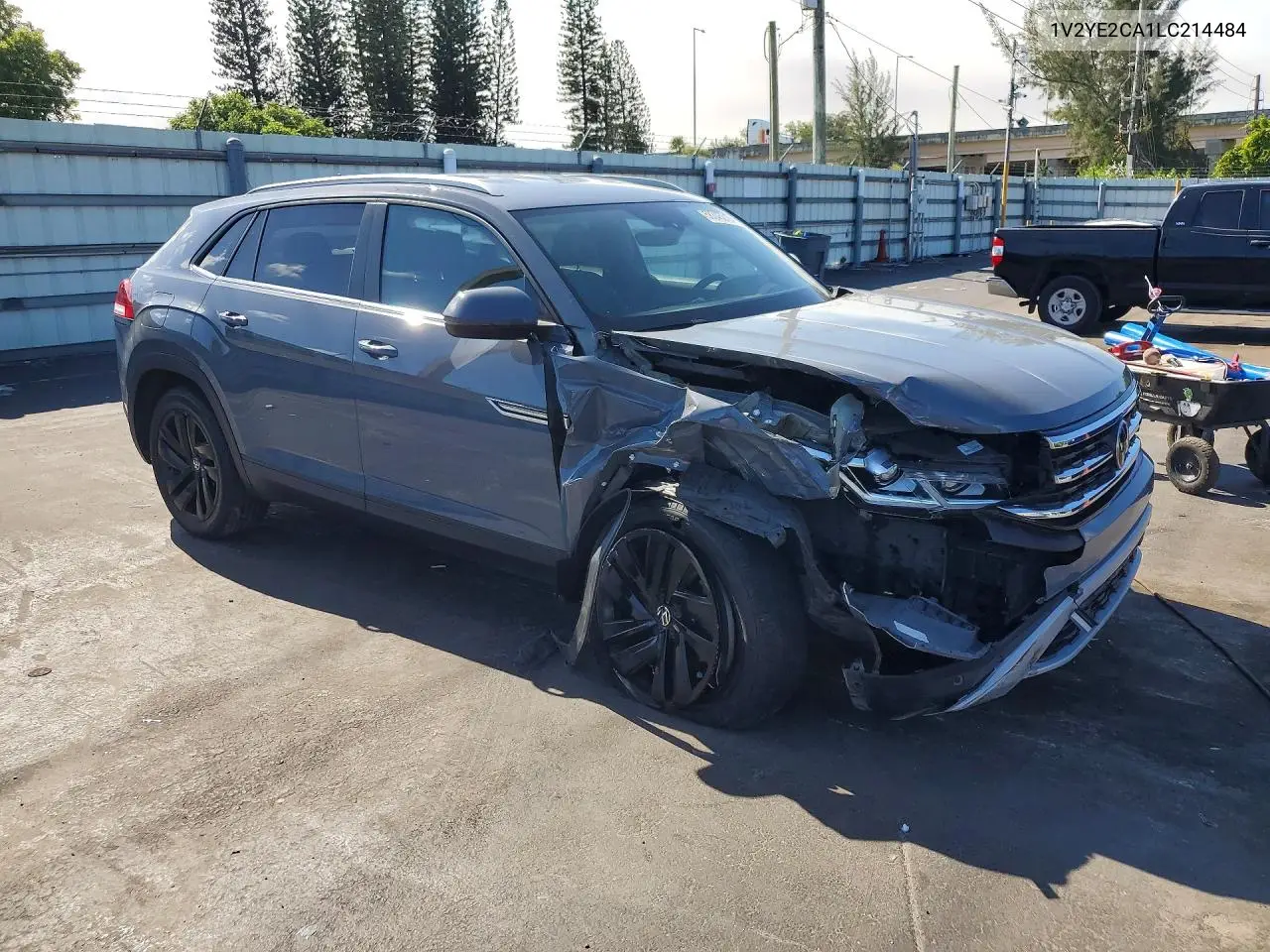 2020 Volkswagen Atlas Cross Sport Se VIN: 1V2YE2CA1LC214484 Lot: 58345016