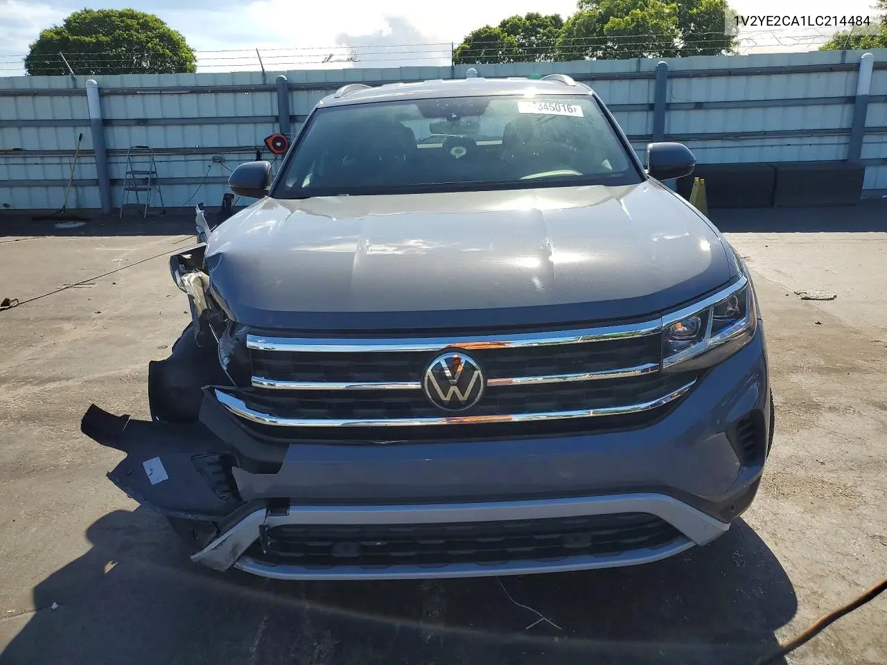 2020 Volkswagen Atlas Cross Sport Se VIN: 1V2YE2CA1LC214484 Lot: 58345016