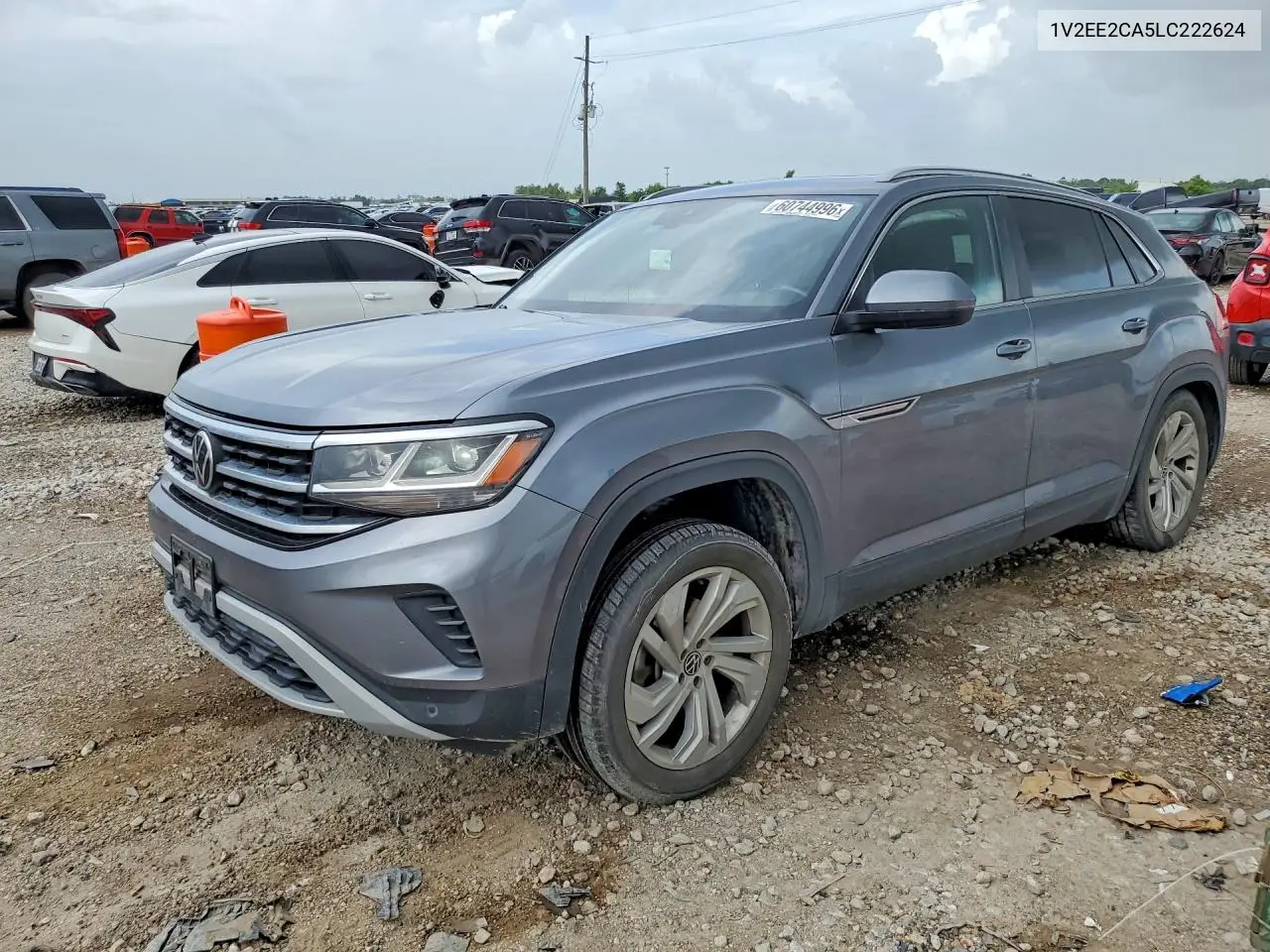 2020 Volkswagen Atlas Cross Sport Sel VIN: 1V2EE2CA5LC222624 Lot: 60744996