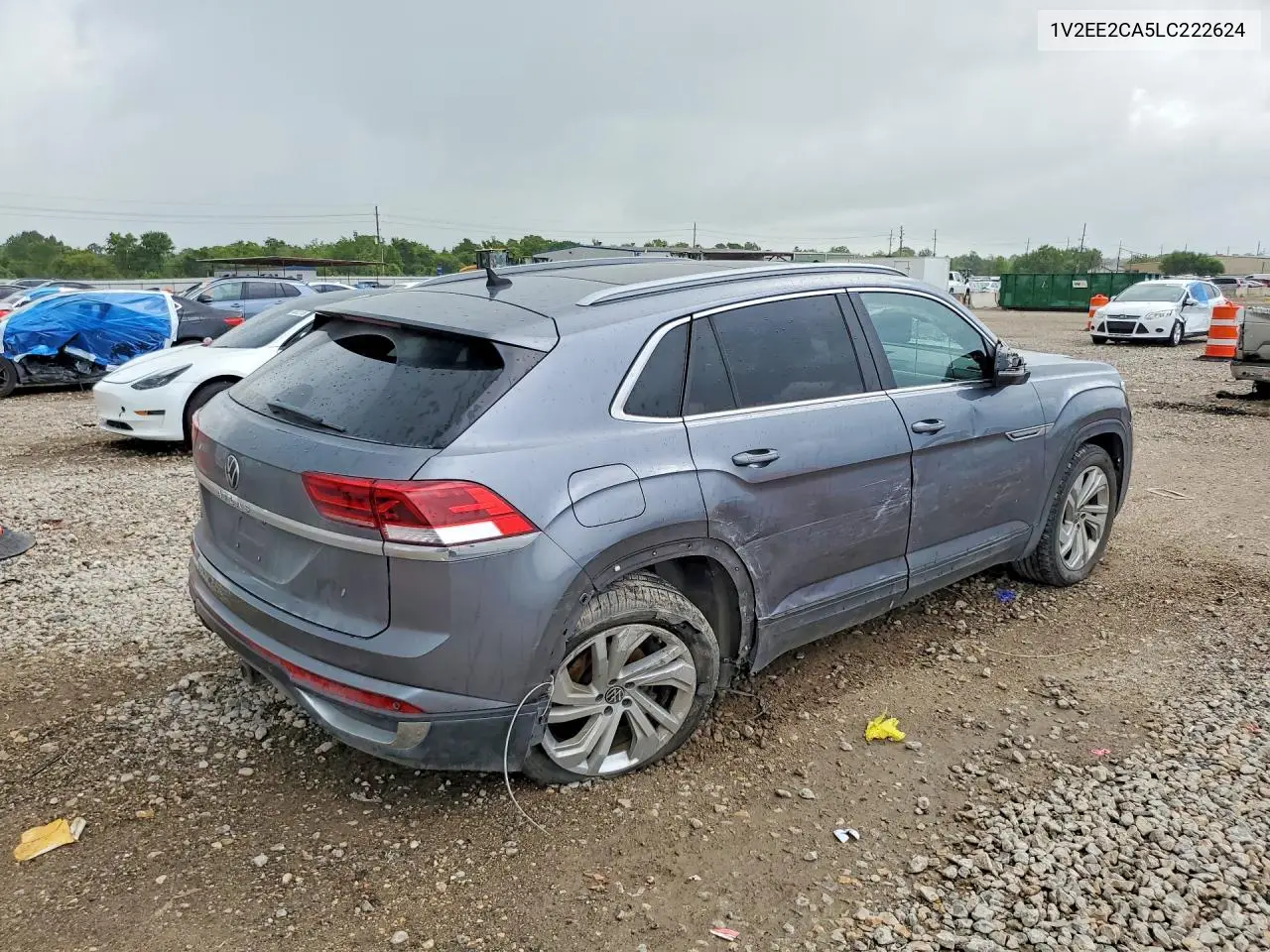 2020 Volkswagen Atlas Cross Sport Sel VIN: 1V2EE2CA5LC222624 Lot: 60744996