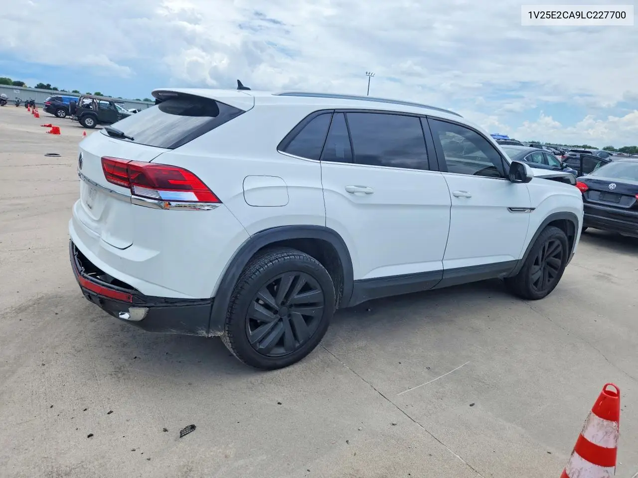 2020 Volkswagen Atlas Cross Sport Se VIN: 1V25E2CA9LC227700 Lot: 60774536