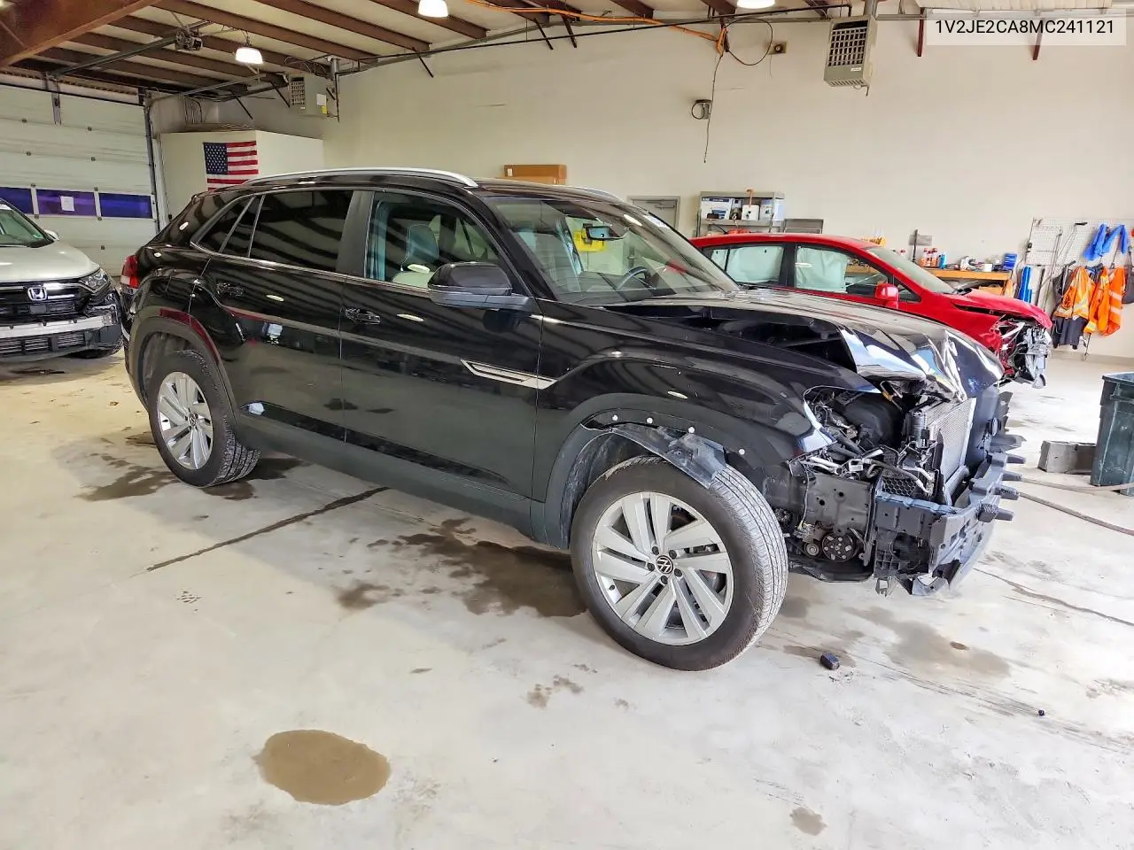 2021 Volkswagen Atlas Cross Sport Se VIN: 1V2JE2CA8MC241121 Lot: 60041326