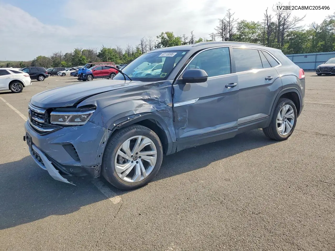 2021 Volkswagen Atlas Cross Sport Sel VIN: 1V2BE2CA8MC205496 Lot: 60116696