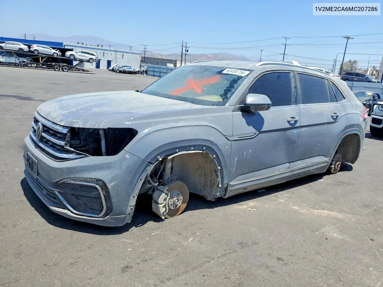 2021 Volkswagen Atlas Cross Sport Se VIN: 1V2ME2CA6MC207286 Lot: 60456756