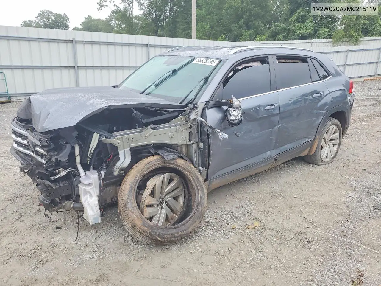 2021 Volkswagen Atlas Cross Sport Se VIN: 1V2WC2CA7MC215119 Lot: 60808396