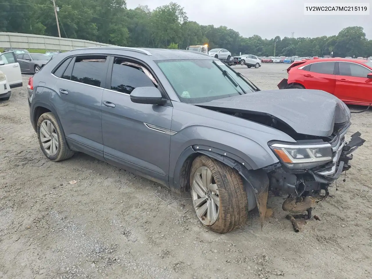 2021 Volkswagen Atlas Cross Sport Se VIN: 1V2WC2CA7MC215119 Lot: 60808396