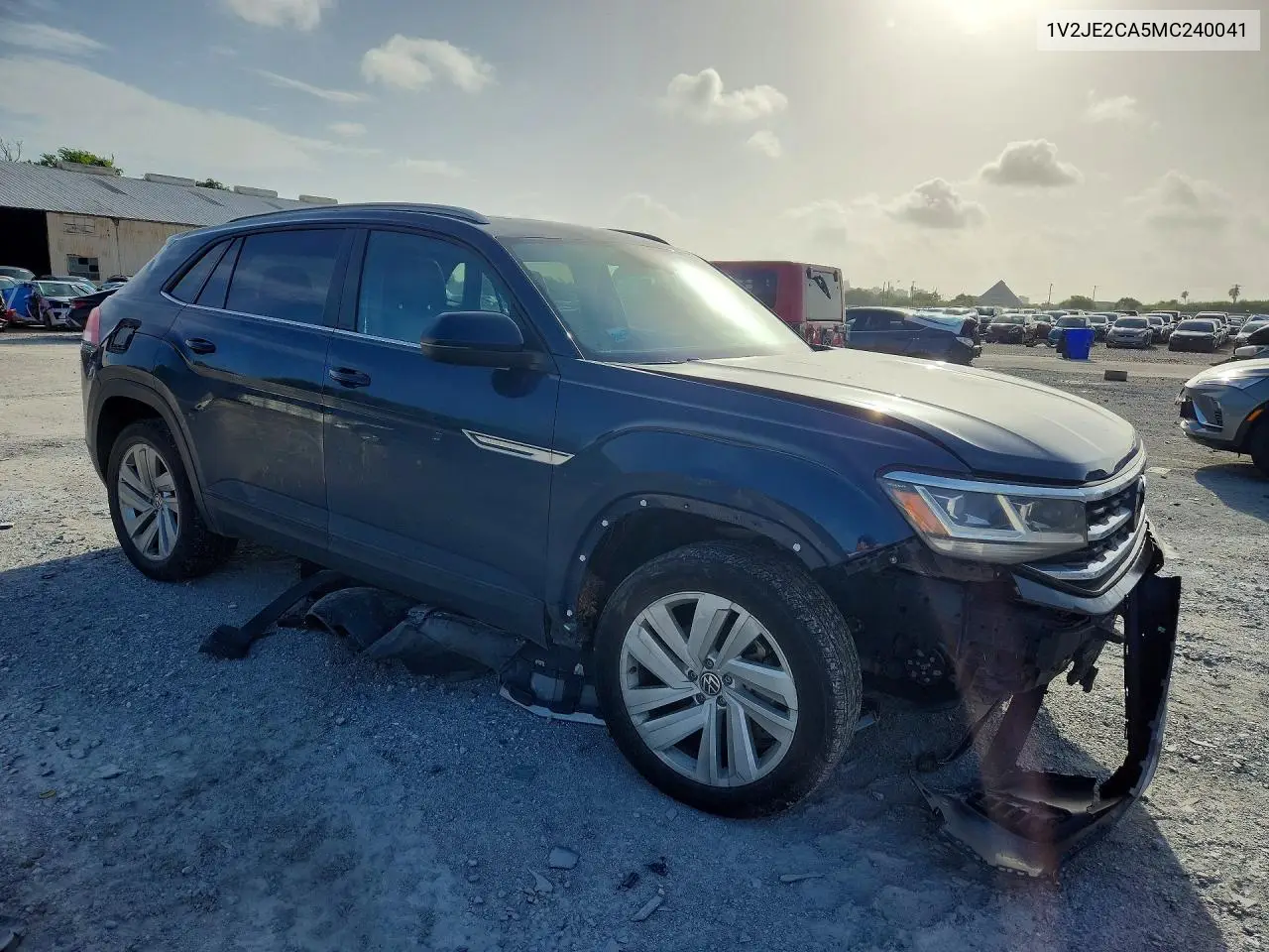 2021 Volkswagen Atlas Cross Sport Se VIN: 1V2JE2CA5MC240041 Lot: 60936456