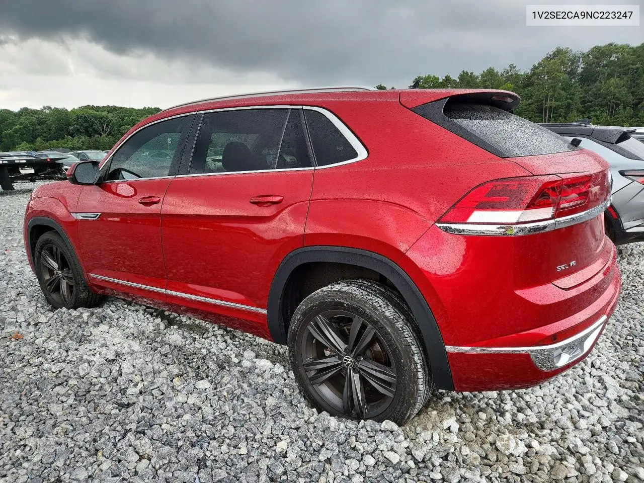 2022 Volkswagen Atlas Cross Sport Sel R-Line VIN: 1V2SE2CA9NC223247 Lot: 60795236