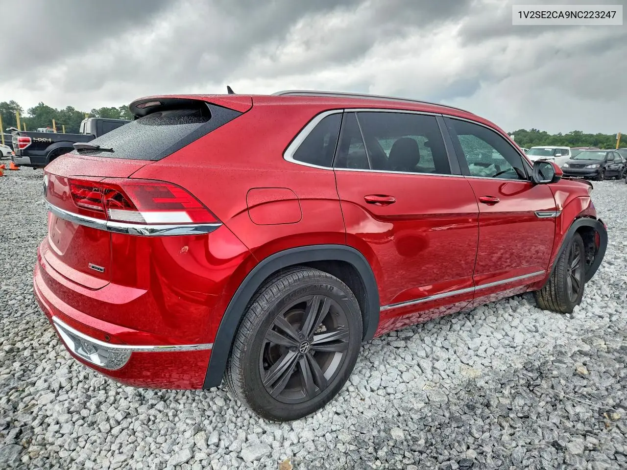 2022 Volkswagen Atlas Cross Sport Sel R-Line VIN: 1V2SE2CA9NC223247 Lot: 60795236