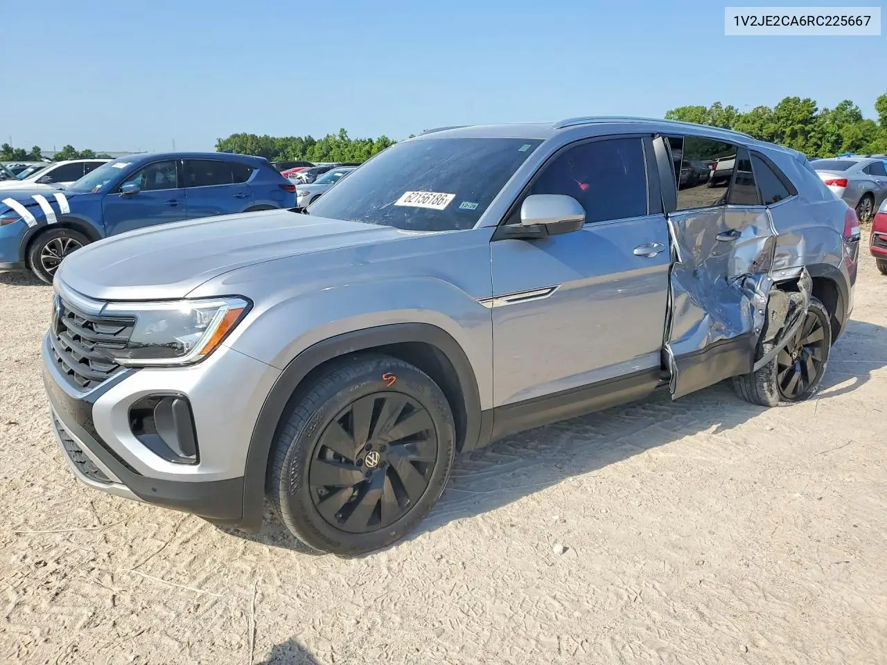 2024 Volkswagen Atlas Cross Sport Se VIN: 1V2JE2CA6RC225667 Lot: 62156186