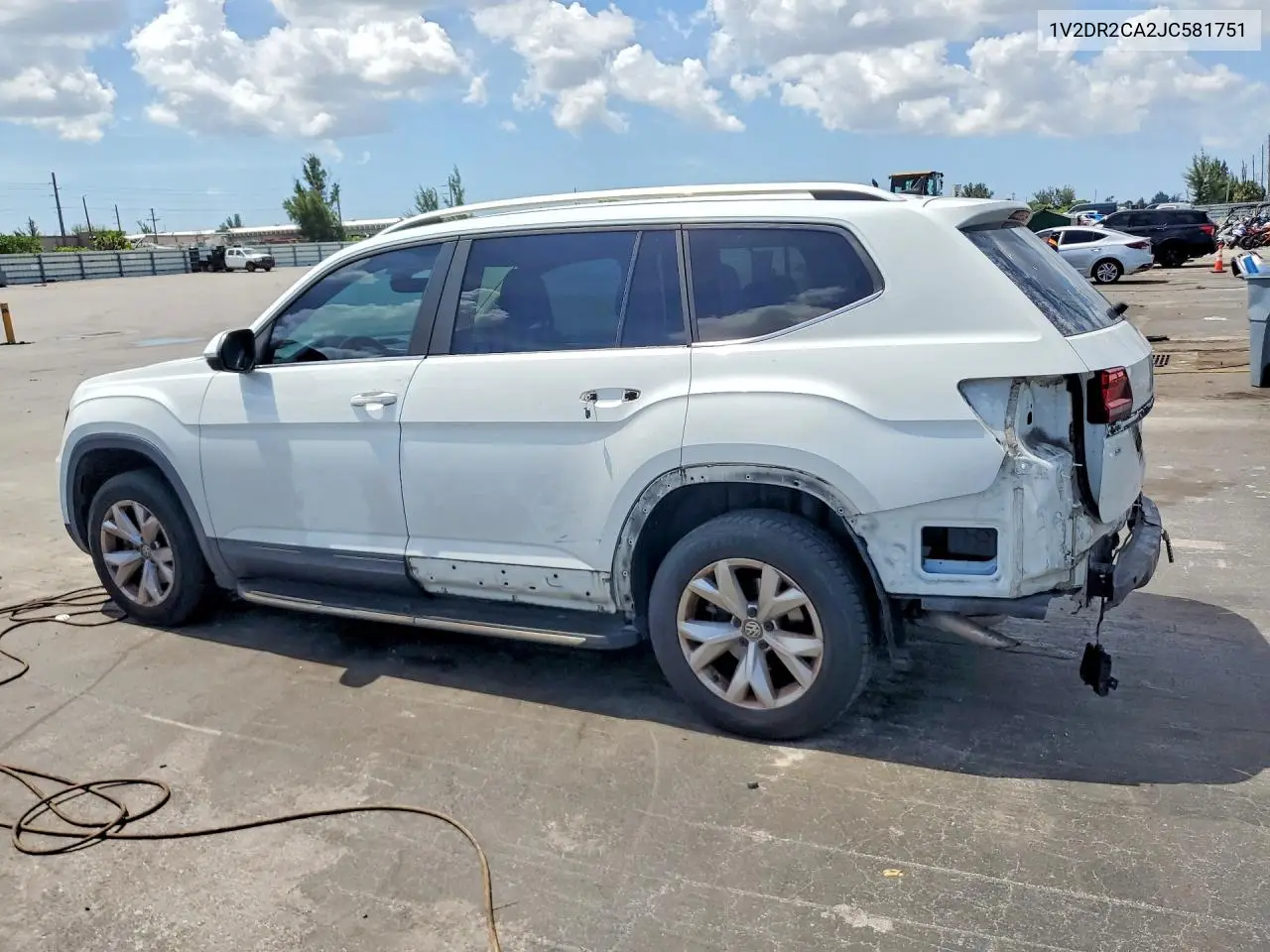 2018 Volkswagen Atlas Se VIN: 1V2DR2CA2JC581751 Lot: 57238096