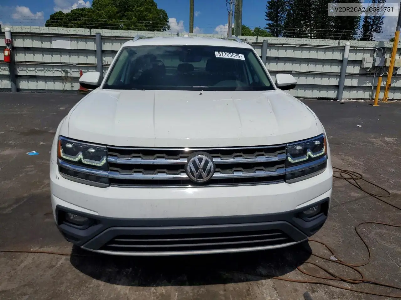 2018 Volkswagen Atlas Se VIN: 1V2DR2CA2JC581751 Lot: 57238096
