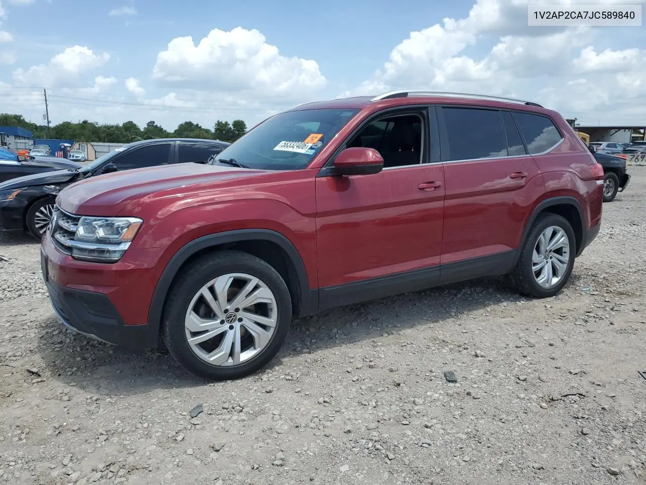2018 Volkswagen Atlas S VIN: 1V2AP2CA7JC589840 Lot: 58332406