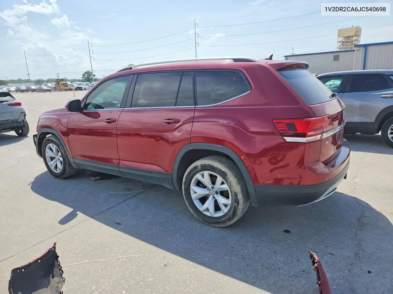 2018 Volkswagen Atlas Se VIN: 1V2DR2CA6JC540698 Lot: 58783776