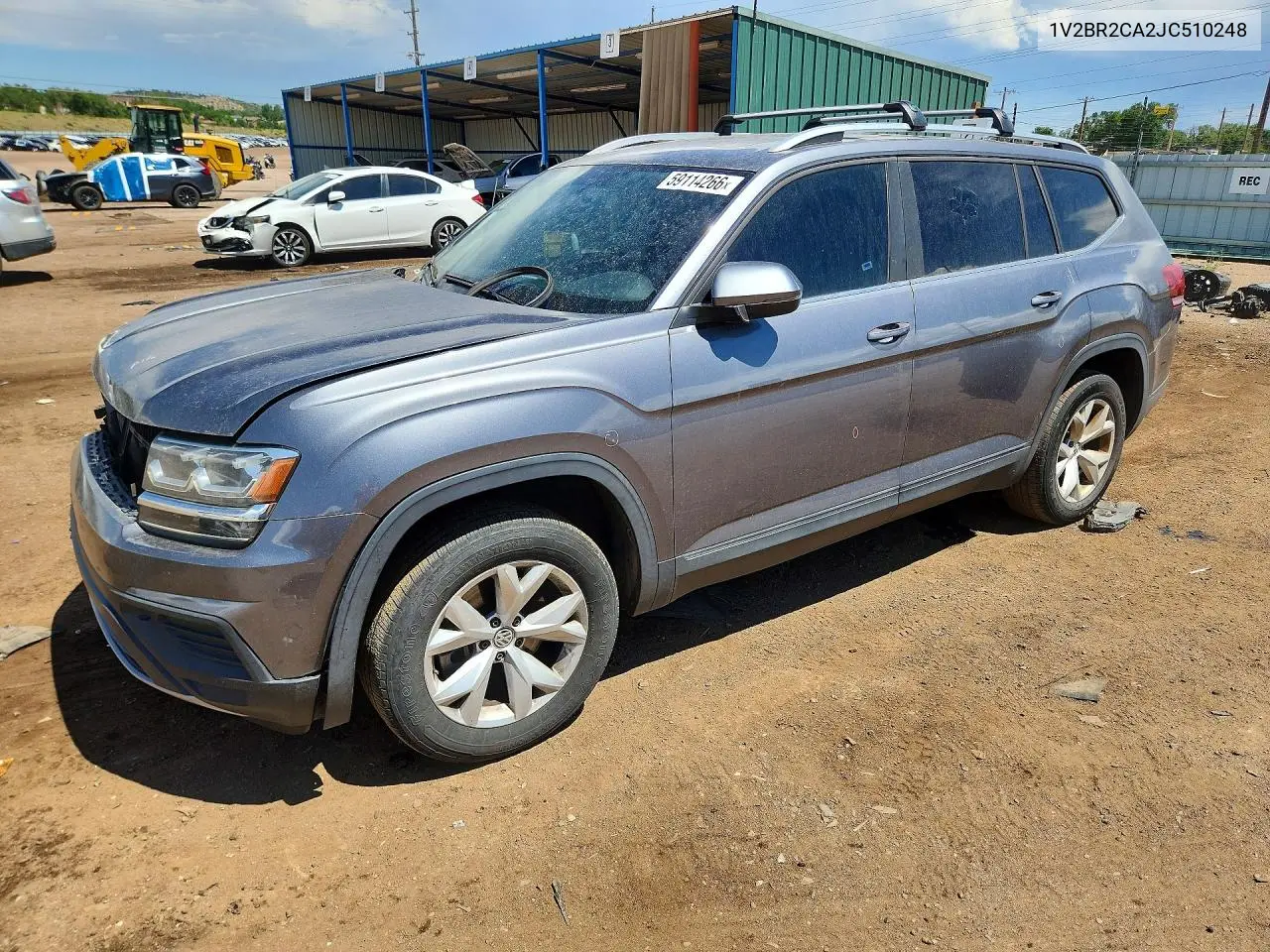 2018 Volkswagen Atlas VIN: 1V2BR2CA2JC510248 Lot: 59114266