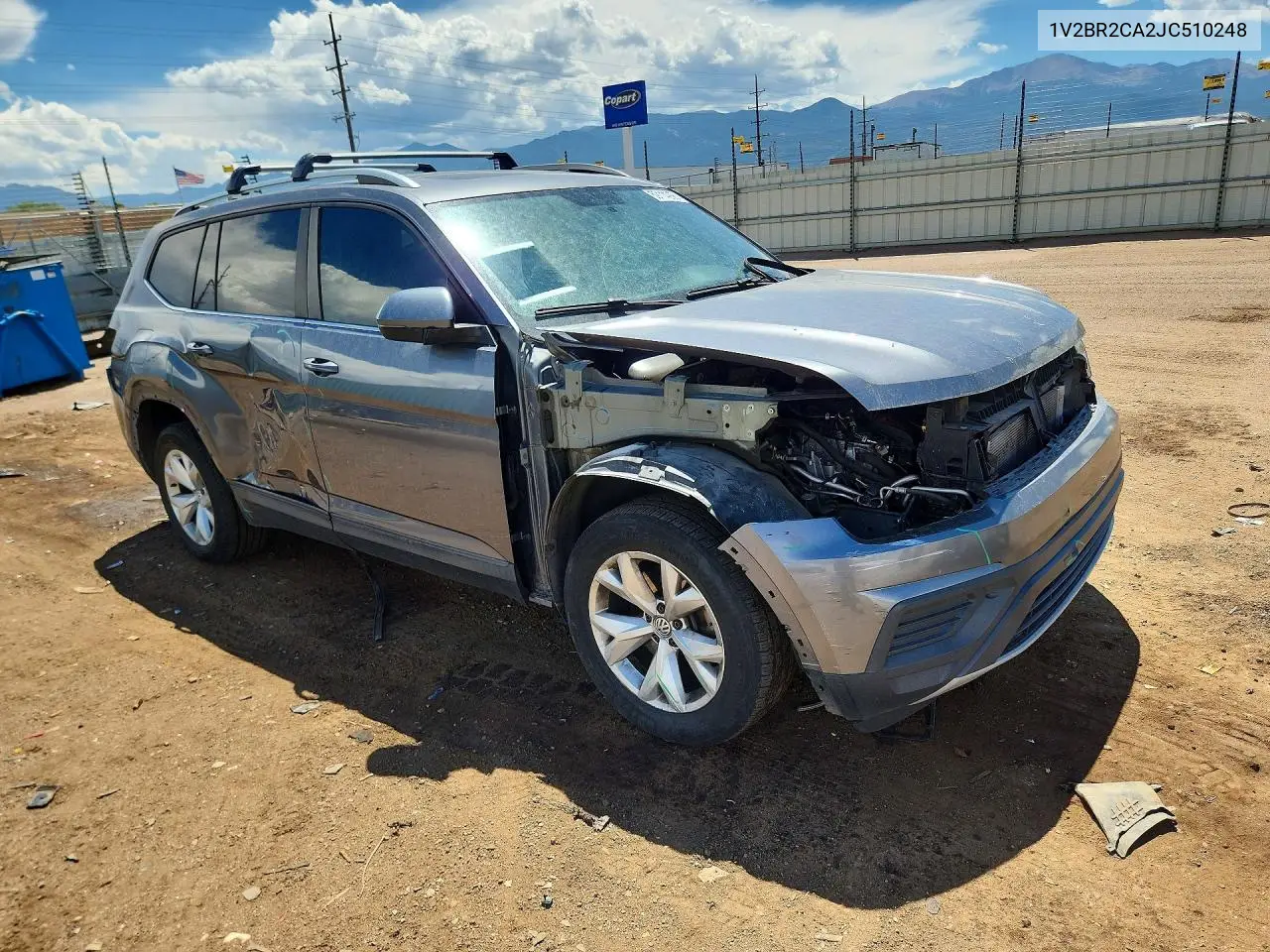 2018 Volkswagen Atlas VIN: 1V2BR2CA2JC510248 Lot: 59114266