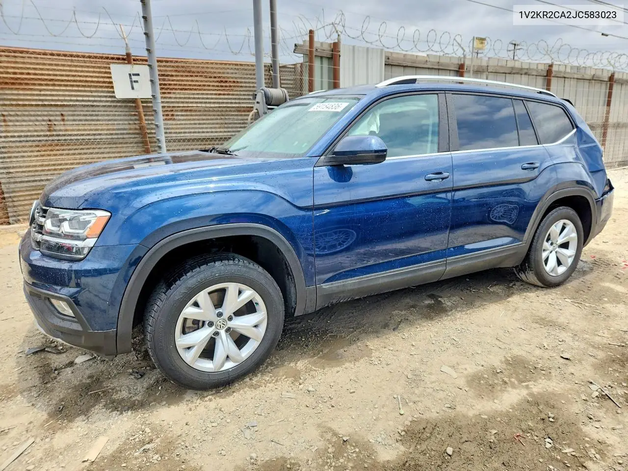 2018 Volkswagen Atlas Se VIN: 1V2KR2CA2JC583023 Lot: 59184836