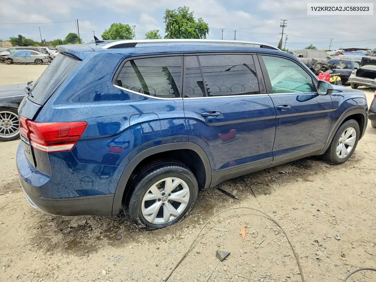 2018 Volkswagen Atlas Se VIN: 1V2KR2CA2JC583023 Lot: 59184836