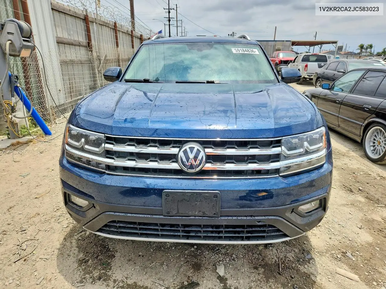 2018 Volkswagen Atlas Se VIN: 1V2KR2CA2JC583023 Lot: 59184836