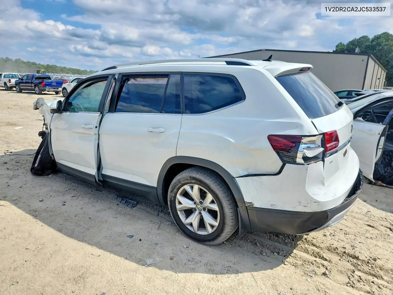 2018 Volkswagen Atlas Se VIN: 1V2DR2CA2JC533537 Lot: 59698426