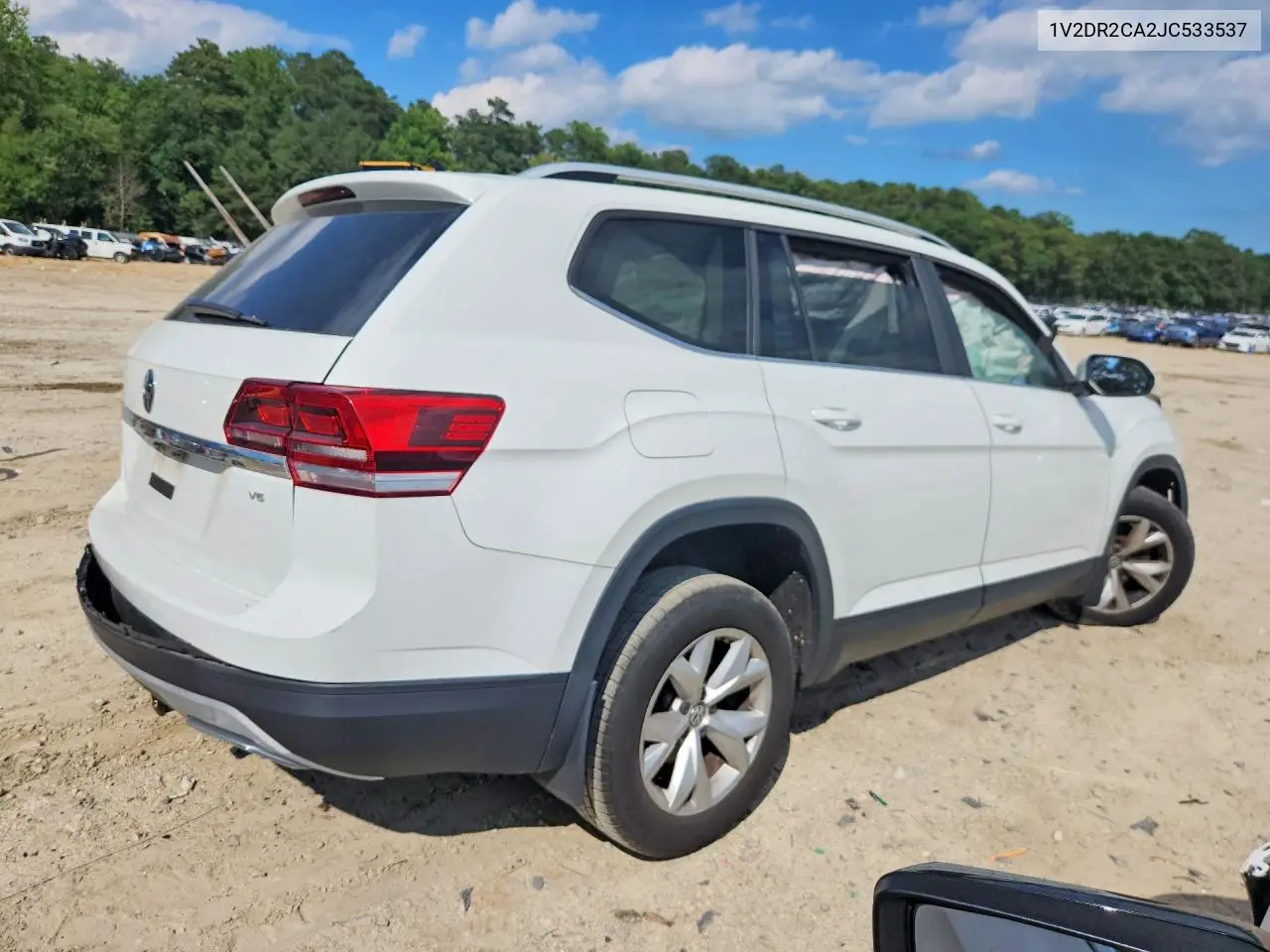 2018 Volkswagen Atlas Se VIN: 1V2DR2CA2JC533537 Lot: 59698426