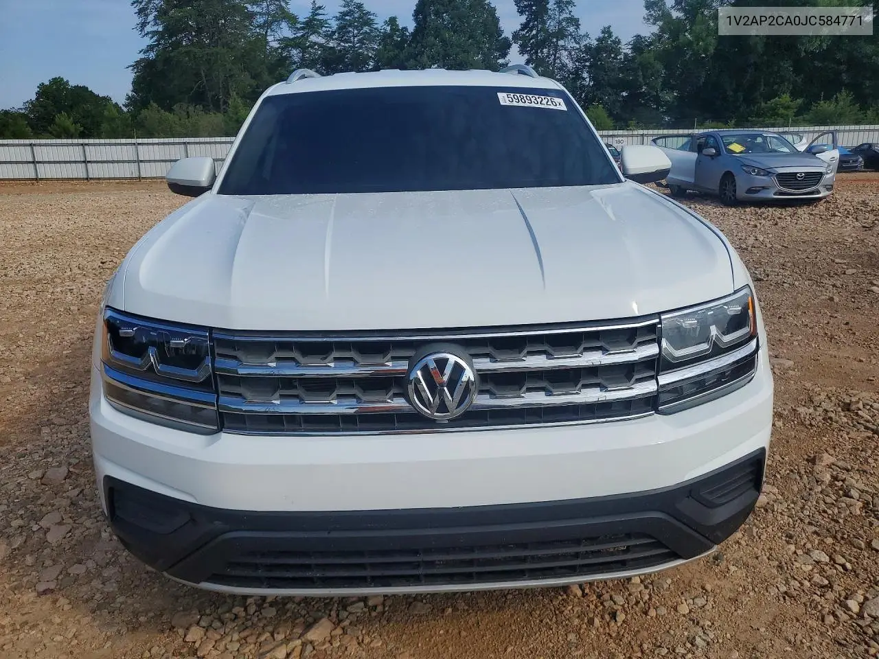 2018 Volkswagen Atlas S VIN: 1V2AP2CA0JC584771 Lot: 59893226