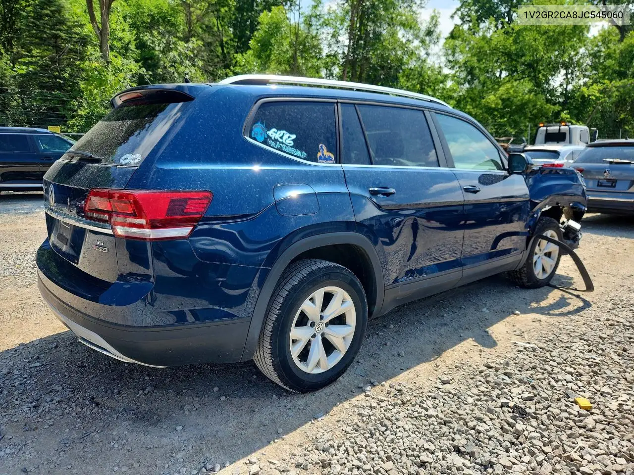 2018 Volkswagen Atlas S VIN: 1V2GR2CA8JC545060 Lot: 60035606