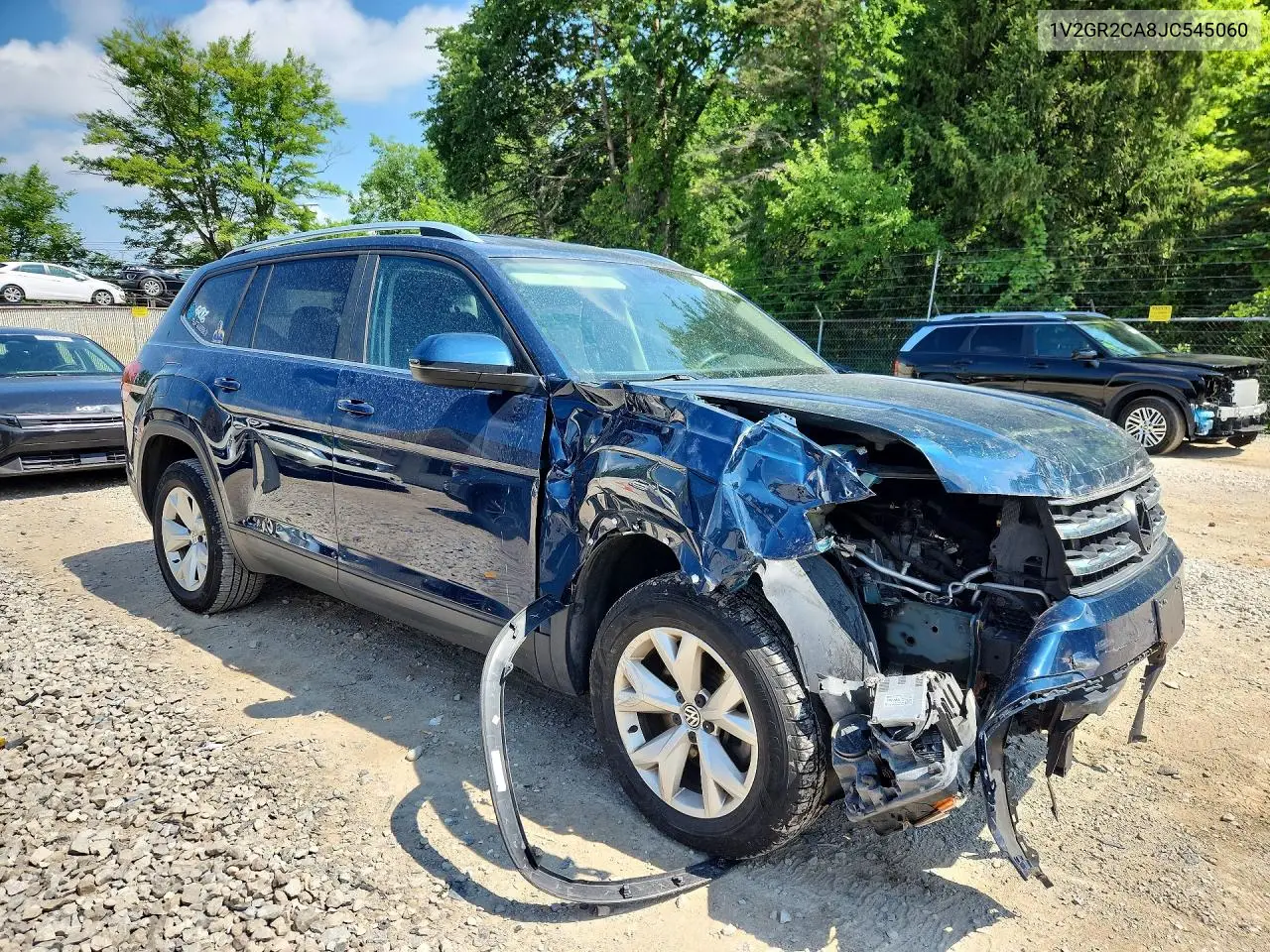 2018 Volkswagen Atlas S VIN: 1V2GR2CA8JC545060 Lot: 60035606