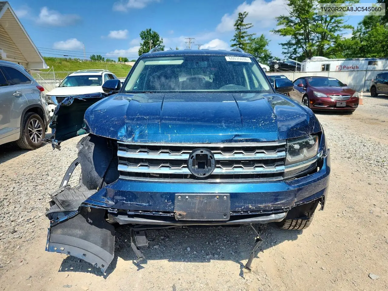 2018 Volkswagen Atlas S VIN: 1V2GR2CA8JC545060 Lot: 60035606