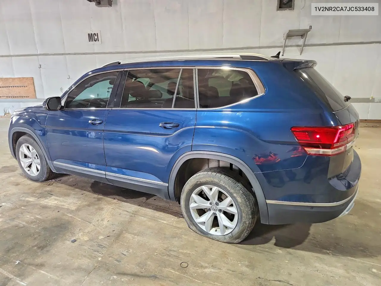 2018 Volkswagen Atlas Sel Premium VIN: 1V2NR2CA7JC533408 Lot: 60252426