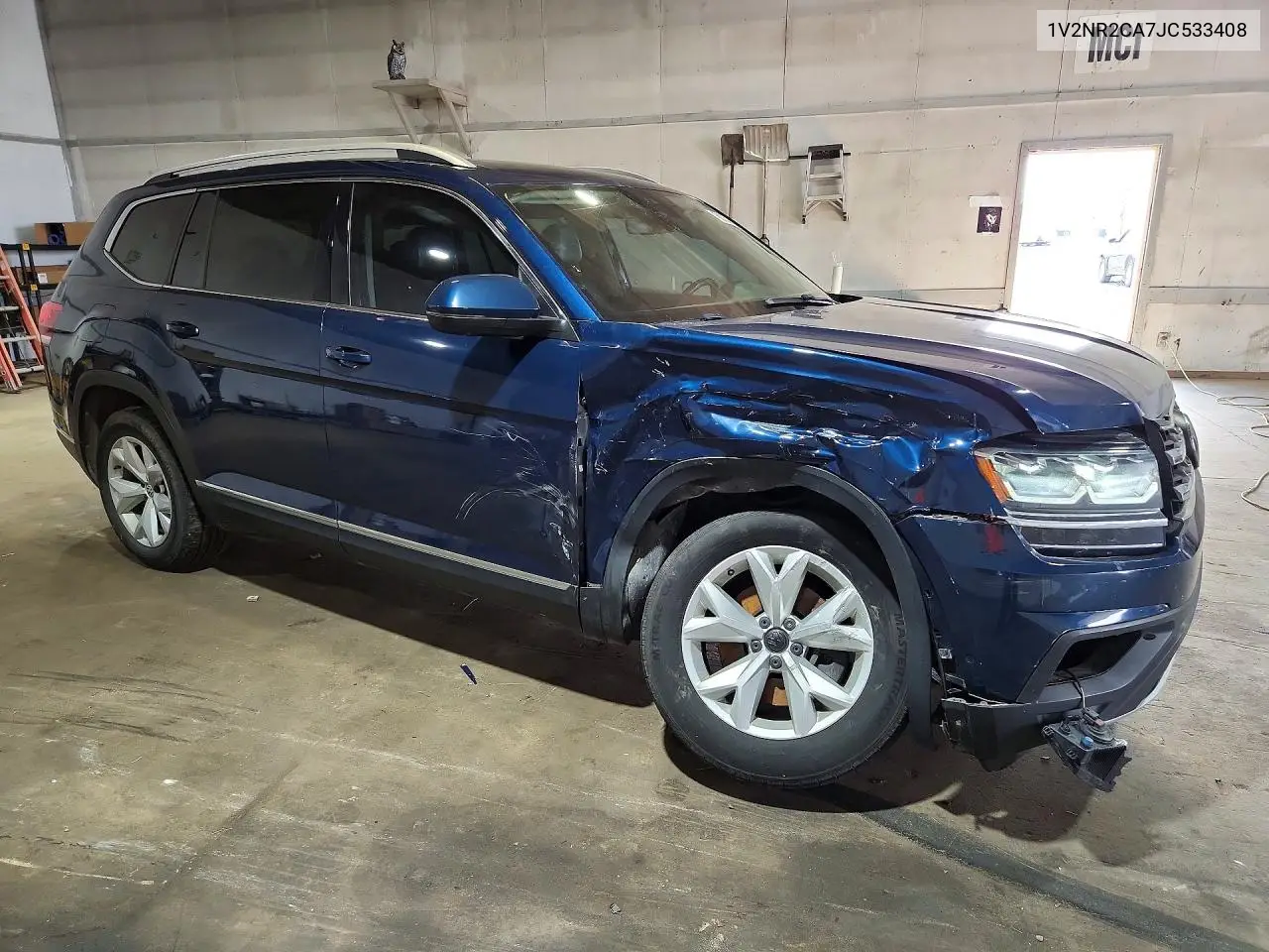2018 Volkswagen Atlas Sel Premium VIN: 1V2NR2CA7JC533408 Lot: 60252426