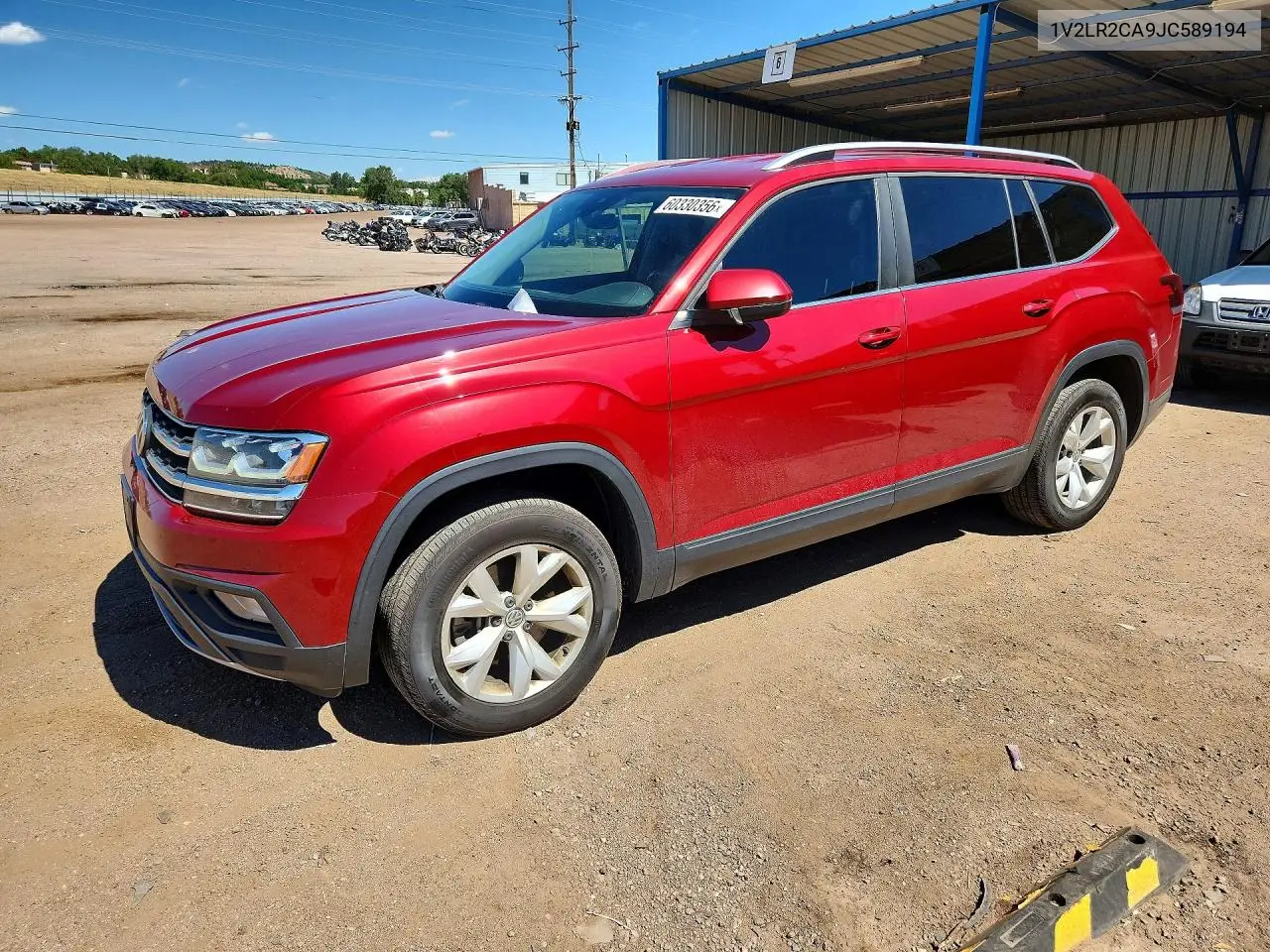 2018 Volkswagen Atlas Se VIN: 1V2LR2CA9JC589194 Lot: 60330356