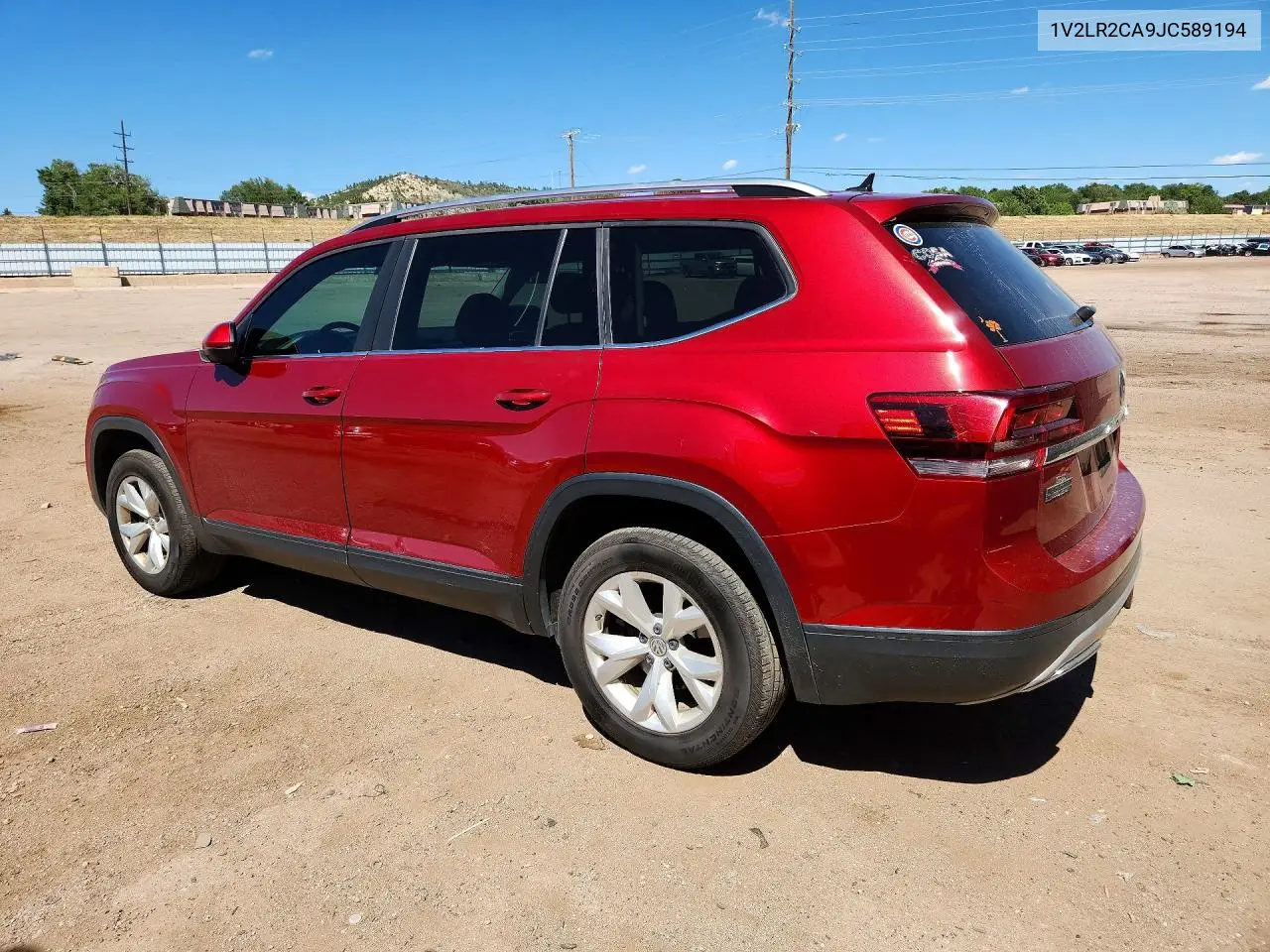 2018 Volkswagen Atlas Se VIN: 1V2LR2CA9JC589194 Lot: 60330356