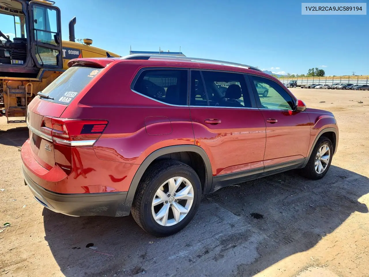 2018 Volkswagen Atlas Se VIN: 1V2LR2CA9JC589194 Lot: 60330356
