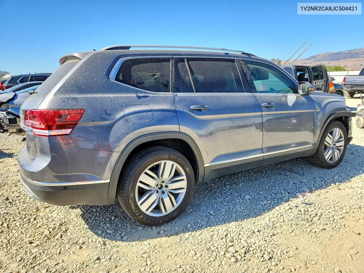 2018 Volkswagen Atlas Sel Premium VIN: 1V2NR2CA8JC504421 Lot: 60458196