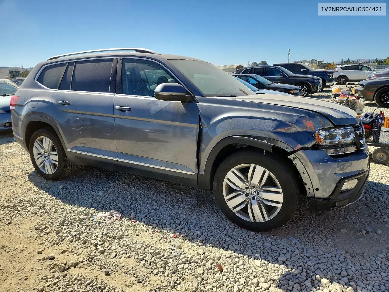 2018 Volkswagen Atlas Sel Premium VIN: 1V2NR2CA8JC504421 Lot: 60458196