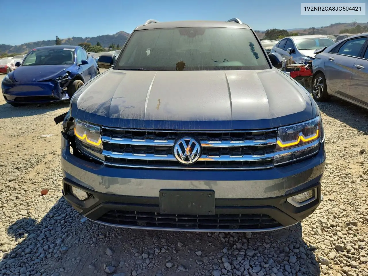 2018 Volkswagen Atlas Sel Premium VIN: 1V2NR2CA8JC504421 Lot: 60458196