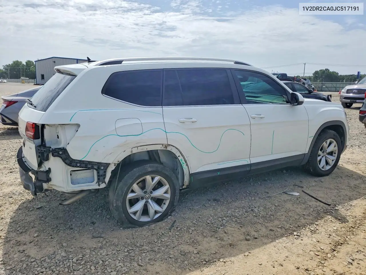 2018 Volkswagen Atlas Se VIN: 1V2DR2CA0JC517191 Lot: 60484956